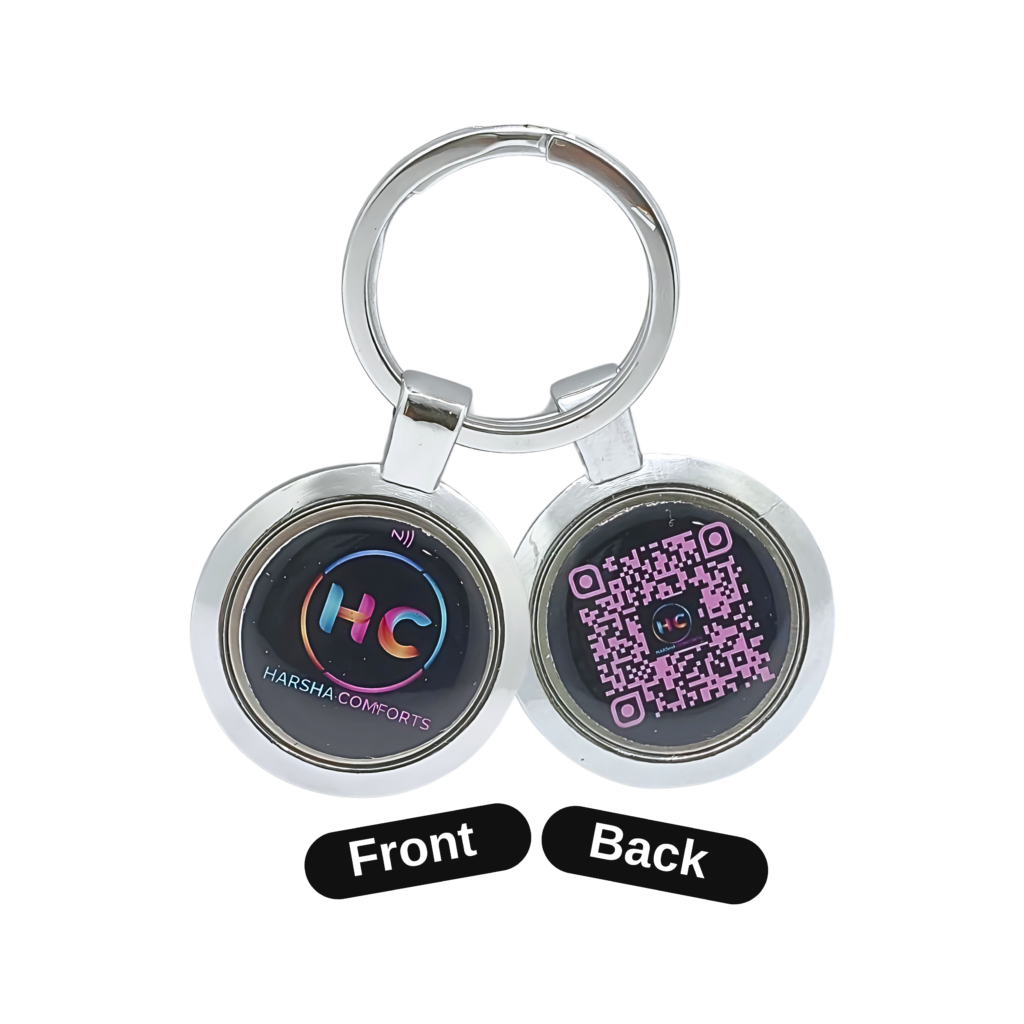 Key Rings For Developers Best Digital Business Key Ring | Smart NFC Digital Keyring with QR Code