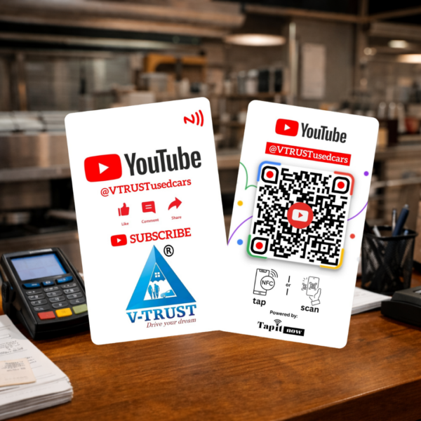 NFC YouTube Card | NFC YouTube Card for Channel Growth | NFC YouTube ...