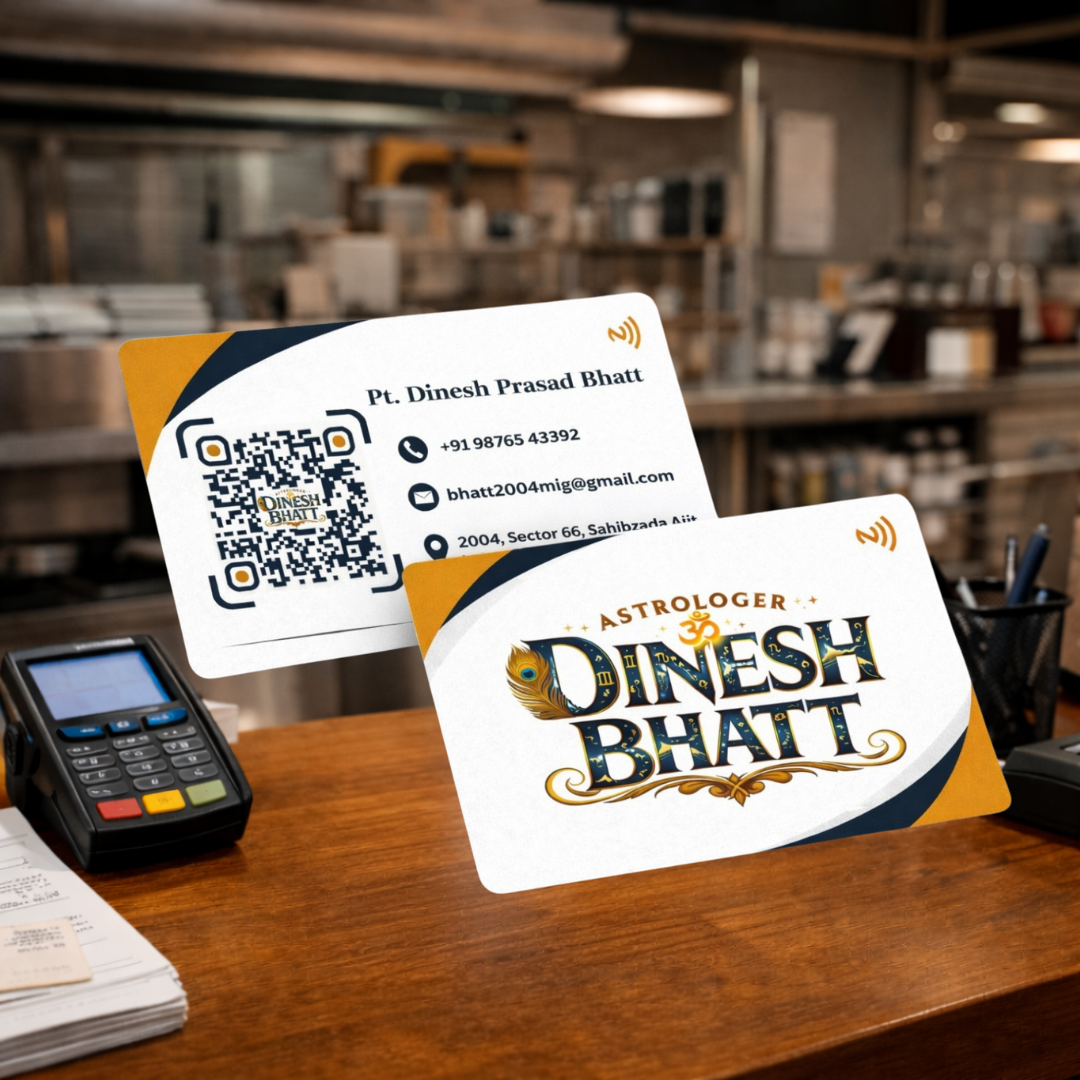 Premium PVC NFC & QR Visiting Card