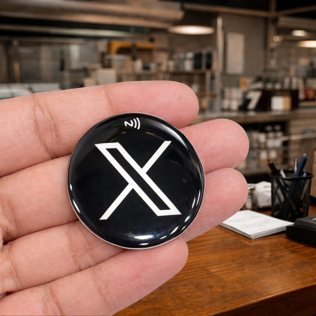 Set of 5 Pcs Twitter NFC Tag