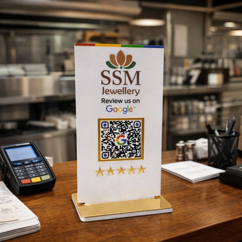 Premium Single QR NFC Google Standee
